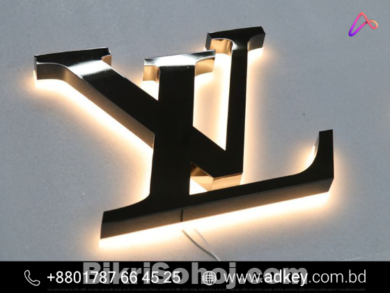 Acrylic 3d Backlit Letter Name Plates Advertising in BD